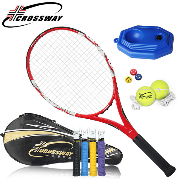 CROSSWAY 1PC Training Racket Tennis Rackets Tennis Racquet racchetta da degli uomini Raquette Fitness outdoor sports 802