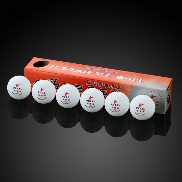 6 Pcs/box Professional Table Tennis Ball 40mm Diameter 2.9g 3 Star Ping Pong Balls for Competition Training High Quality