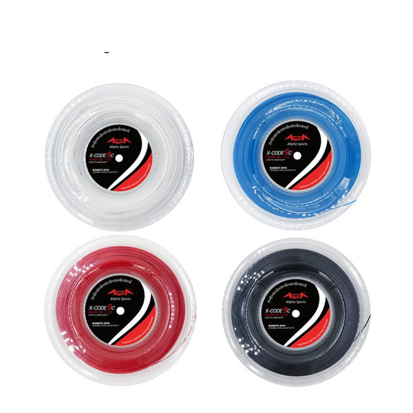 Slub print Tennis line tennis strings reel 16L/1.25mm Gauge tennis racket 9C