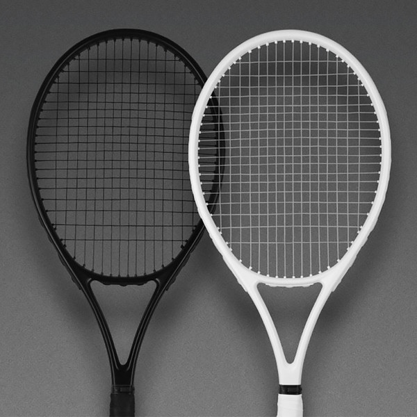 40-55 LBS Ultralight Zwart Tennis Carbon Raqueta Tenis Padel Racket Rijgen 4 3/8 Racchetta Tennisracket racket