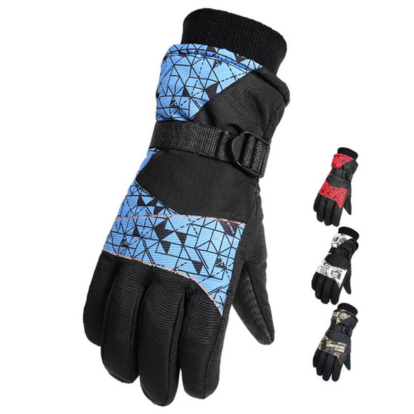 new 1 Pair Unisex Winter Warm Windproof Ski Gloves Waterproof Snowboard Skiing Gloves Cycling Snow Mittens Outdoor Sports