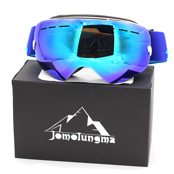 Brand Jomolungma New SG Ski Goggles Big Spherical Double Layers Anti-Fog HD Polarized Snow Snowboard Skiing Eyewears Outdoor Glasses SG00106