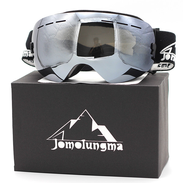 Brand Jomolungma New SG Ski Goggles Big Spherical Double Layers Anti-Fog HD Polarized Snow Snowboard Skiing Eyewear Outdoor Glasses SG00104