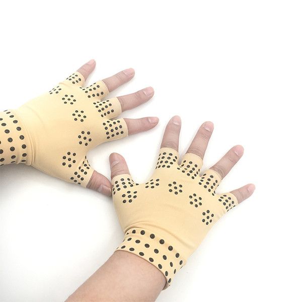 New 1 Pair Women Men Arthritis Pain Relief Heal Joints Braces Supports Health Care Tool Massage Gloves o10 oc6