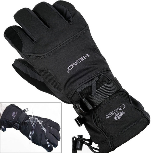 wholesale Men's Ski Gloves Snowboard Snowmobile Motorcycle Riding Winter Gloves Windproof Waterproof Unisex Snow Gloves hot sell