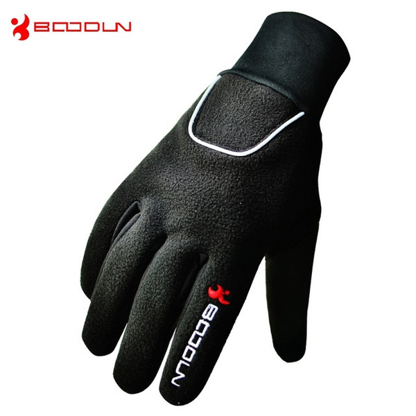 1Pair BOODUN Winter Skiing Gloves High Quality Outdoor Sports Waterproof Anti-Slip Professional Hiking Gloves Fishing Gloves