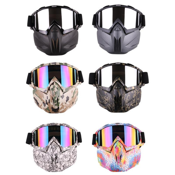 Winter Men Women Ski Snowboard Snowmobile Goggles Snow Windproof Skiing Glasses Motocross Cool Sunglasses With Face Mask