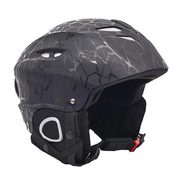 Adults Adjustable Skiing Snow Helmet Safety Guard Skateboard Ski Snowboard Helmet for Skiing Protection Equipments Black