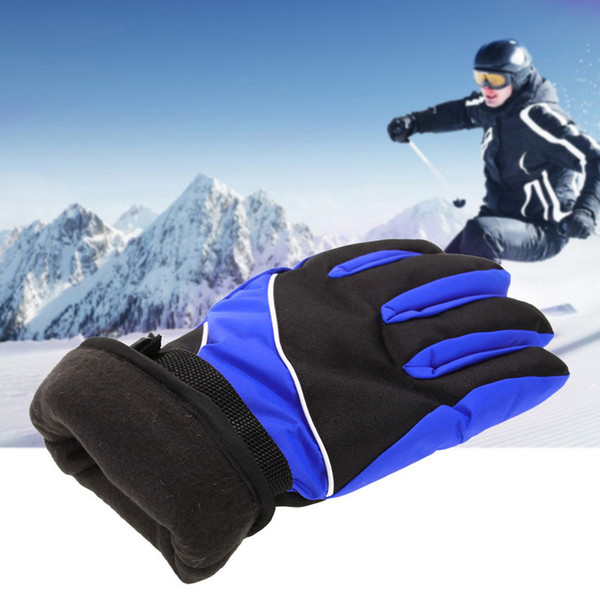 New Men Ski Gloves Thermal Waterproof For Winter Outdoor Sports Snowboard Unisex Snow Gloves Free Shipping