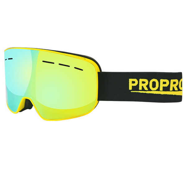 Propro Men/Women Ski Goggles Snowboard Goggles Big Double Layers Windproof Anti Uv/Fog Mask Snowmobile Skating Eyewear Glasses