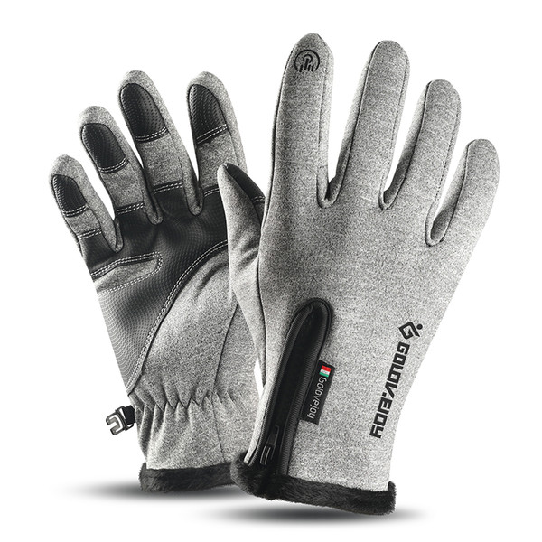 Thermal Winter Gloves Touch-screen Cycling Waterproof Windproof Gloves Fleece Warm Climbing Skiing Motorcycling Equipment