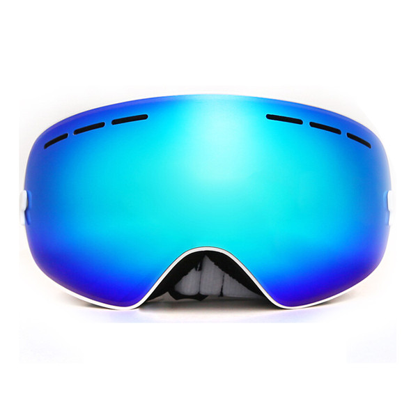 New Sale BENICE ski goggles double layer anti-fog eyes white frame