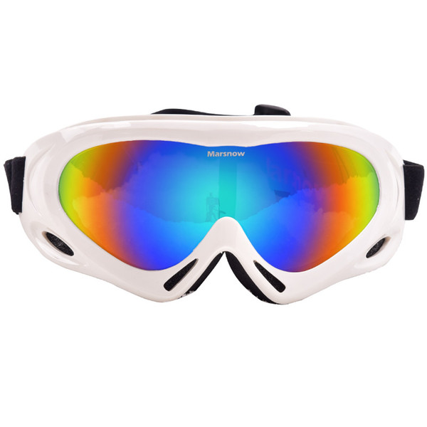 MARSNOW Winter Ski Goggles Windproof Snowboard Eyewear UV 400 Protection Women Men Snowmobile Skiing Glasses Single Coating Lens