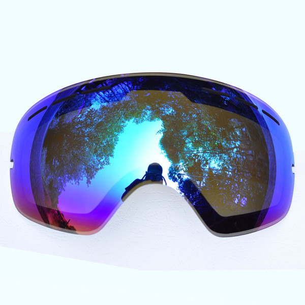 Benice Lens for ski goggles snow-3100 anti-fog UV400 large spherical snowboarding eyewear glasses