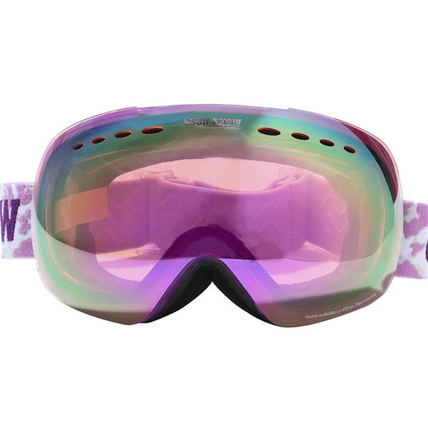 Gsou Snow Brand Unisex Ski Goggles Men Women Double Layers UV400 Anti-fog Skiing Googles Snowboard Goggles Winter Snow Glasses