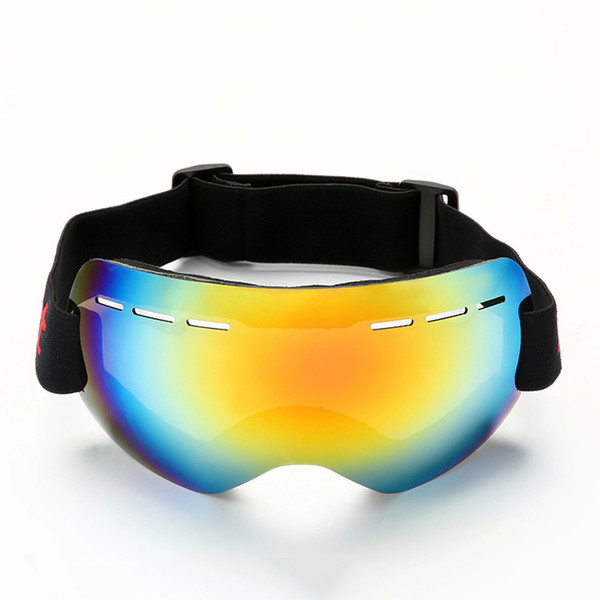 Adjusstable Women Men Winter Sports Skiing Glasses Anti-fog Double Lens Snow Ski Goggles Motocross Eyewears Skate UV Sunglassess