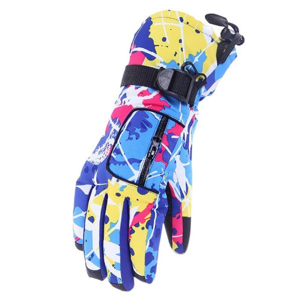 high quality outdoor children Ski Warm Wearable Non-slip Waterproof Warm Ski cycling Gloves