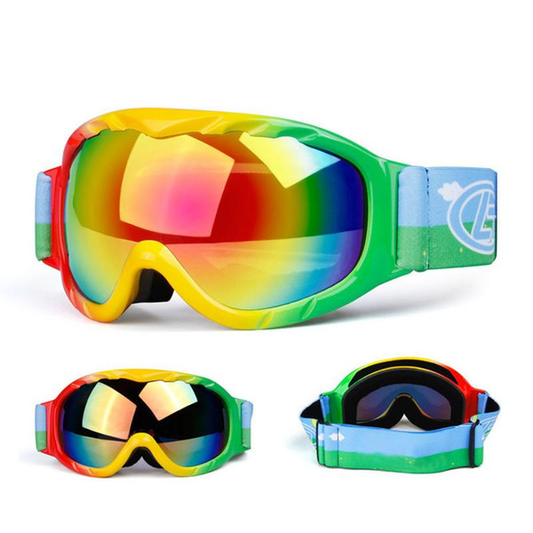 Ski Goggles Spherical Double-layer Anti-fog Children's Ski Glasses Outdoor Mountaineering Goggles