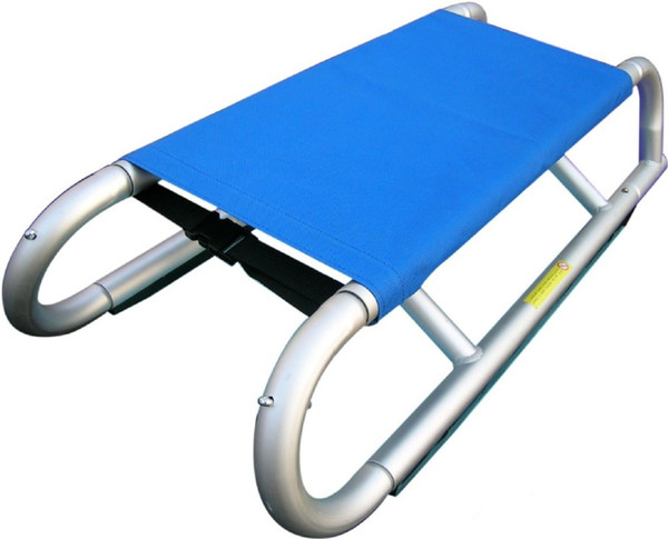 Wholesale- HAGIBIS Design Collapsible Aluminum Sledge Adult sleigh for snow XQ22
