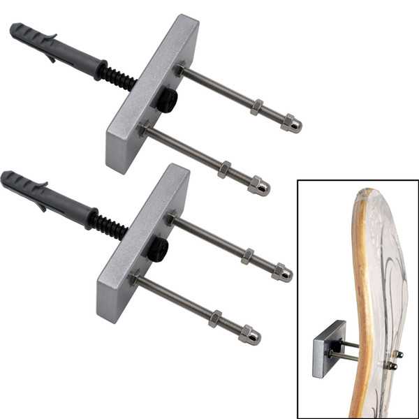 Skateboard Floating Deck Display Rack Skateboard Wall Mount -2/PK - No - Screws Included