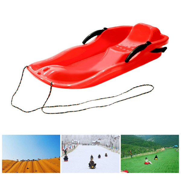 Sport All'aria Aperta di Plastica Sci Tavole Slitta Luge Neve Erba Sabbia Bordo Sci Pad Snowboard Con La Corda Per Il Doppio le persone