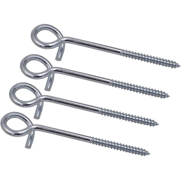 Q Screw Hanger Straight Hook, for Bird Feeders, Planters, Lanterns, Wind Chimes, As Wall Brackets and More!
