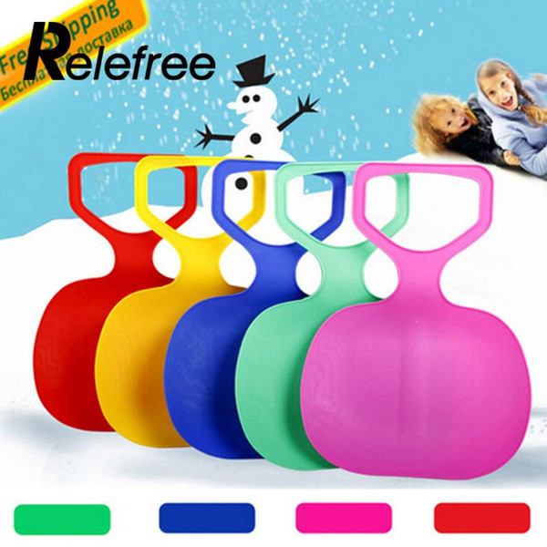 Wholesale- Outdoor Kids/Adult Winter Plastic Grass Skiing Sled Board Sledge Snowboard