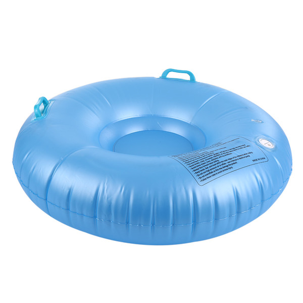31.5 Inch LED Flash Snow Tube Skiing Inflatable Snow Tire Sled Snowboard Heavy Duty Adults Kids Float Sledding Slider