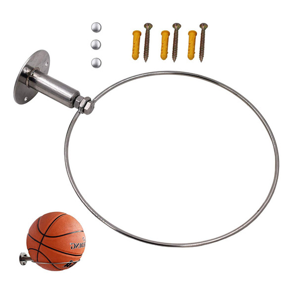 Wall Mount Wall Rack for Basketball, Football,Sports Ball,etc.- No Ball Included-one rack