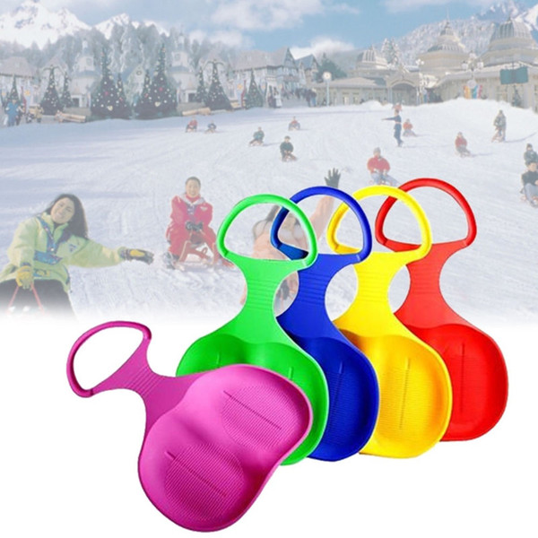 Outdoor Sports Skiing Pad Sled Snowboard for Kids Adult Children Winter Thicken Plastic Sand Grass Sledge Snow Luge