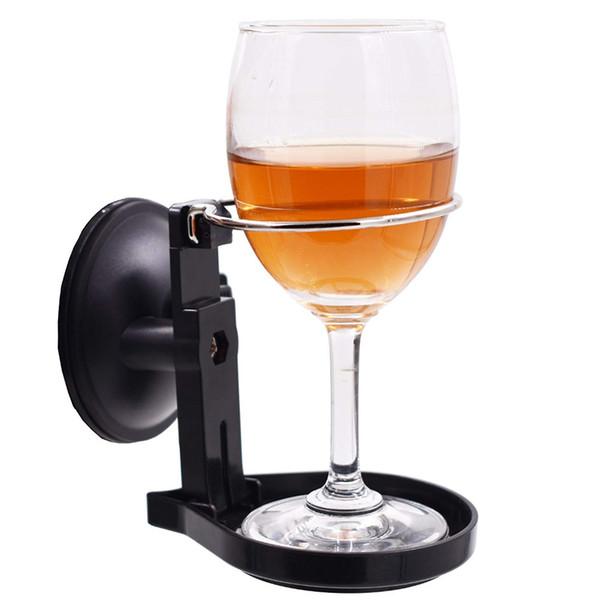 Suction Cup Bath & Shower Cup Holder For Beer & Wine Drink Fit Drinks Up To 2.7