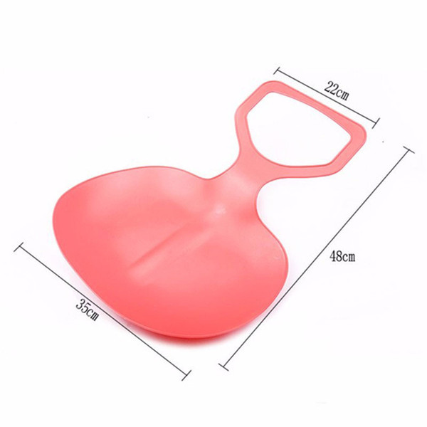 Wholesale- Sports Skiing Pad Sled Board For Kids Adult Children Winter Thicken Plastic sand Grass Sledge Snow luge Outdoor equipment
