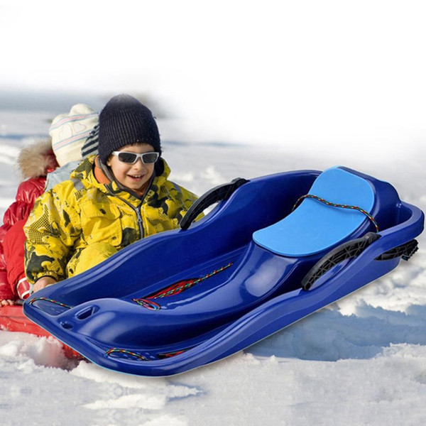 Adult Kids Snow Sled Outdoor Snow Sliding Board Toboggan Sledge Thicken Grass Sand Board Ski Pad Snowboard Sleds