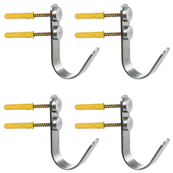 Stainless Steel Single Hooks, Coat Hooks, Hat Wall Bath Towel Hook, Kitchen Hooks