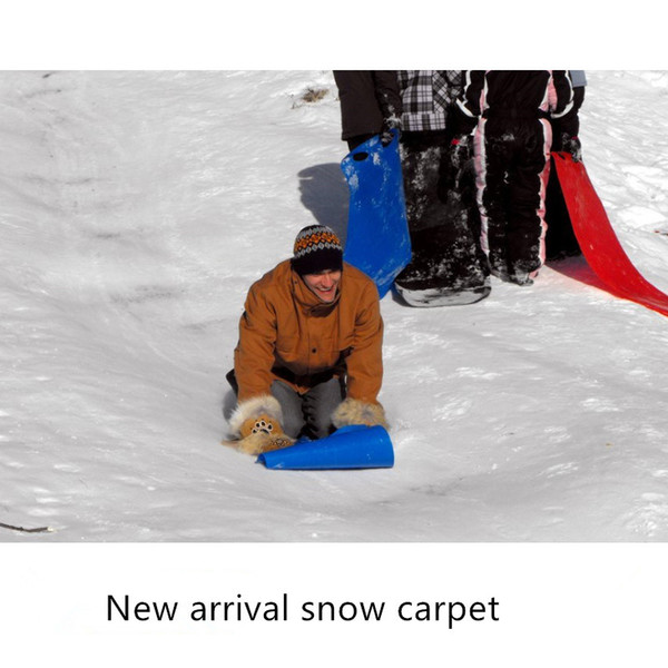 Wholesale- 2016 New Arrival Flying Carpet Snow Sled Grass skiing Carpet With Polyethylene Snow Tubes Snowboard trineos para la nieve XQ11