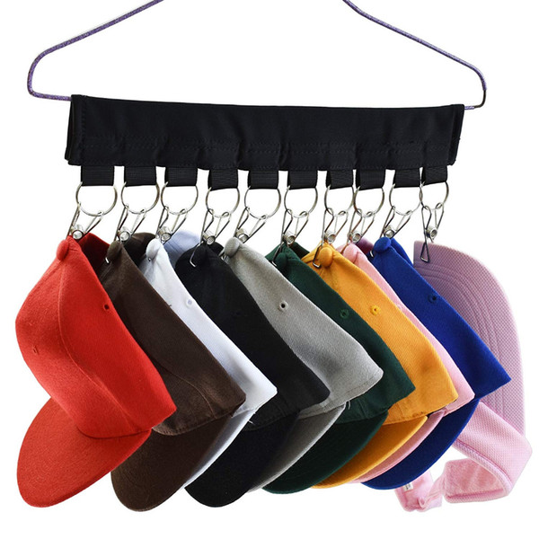 Cap Organizer Hanger, Hat Holder, Hat Organizer - Change Your Ordinary Hanger to Cap Hanger