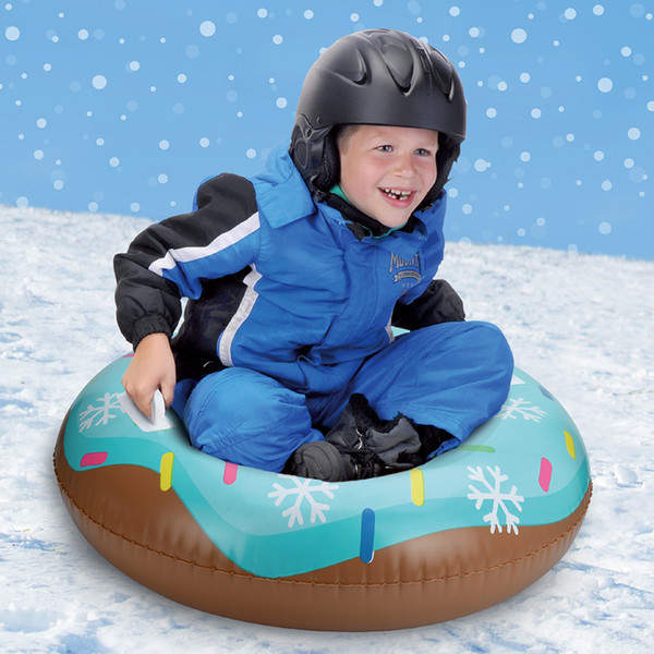 Outdoor Sports Heavy Duty Skiing Boards Sled Snow Tube for Kid Snow tire Slippery Grass Sand Board Ski Pad Snowboard With Handle