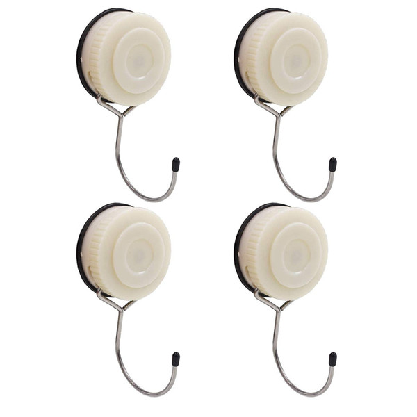 Suction Cup Hook -60MM (2-3/8 INCH) - 4/ PK For Bathroom, Window, Glass, Door, Etc