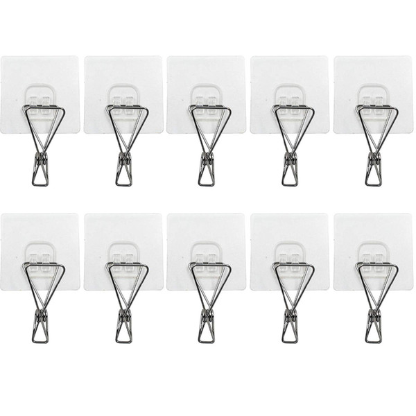 Bath Shower Clip 10/PK for Bathroom, Kitchen, Landry Room.