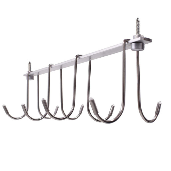 Under- Shelf Mug Rack, Coffee Cup Holder Mug Holder - No Mugs No Cups - Hold 8 Mugs