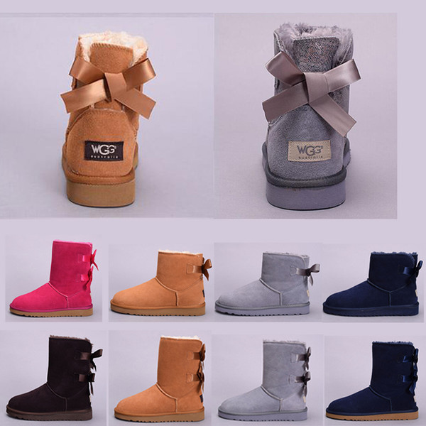 New Women WGG Australia Classic snow Boots Shoes Ankle Boots half knee boots Cheap Chestnut coffee blue black red women winter boot