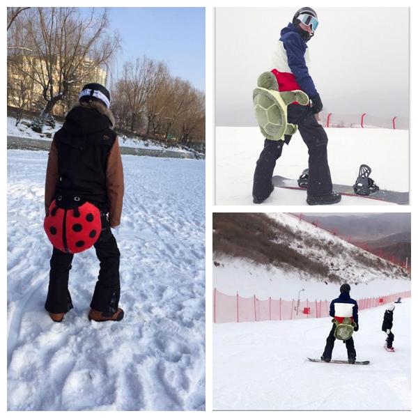 turtle Ladybug Skiing Skating Protective Gear Buttocks Pads for Adults Children Presaling Hip Padded Skiing Snowboard Protection KKA4174