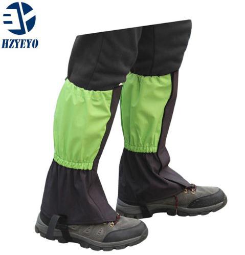 HZYEYO 1 Pair Waterproof Camping Hiking Snow Leg Gaiters Outdoor Skiing Walking Shin Leg Protect Equipment Climbing Accessory