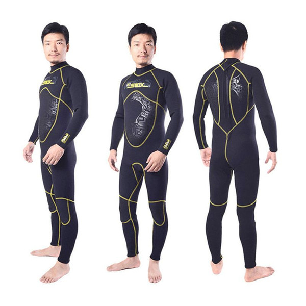 SLINX 1101 Men Buceo 3MM Surf Diving Suit Swimsuits Long Sleeve Full Body Sunblock Wetsuit for Underwater hunting