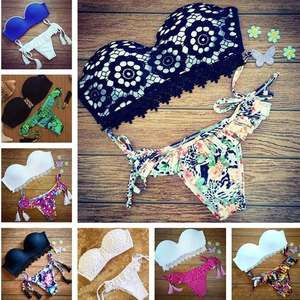 2016 Summer Bikini Set Swimwear Bikini Women Swimwear Push Up Swimsuit Bathing Suit Bikini Brazilian Biquini Maillot De Bain