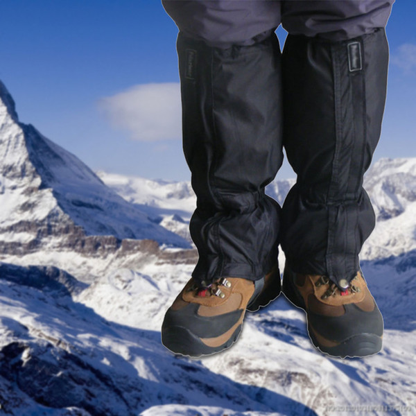 Wholesale high quality 1 Pair Waterproof Outdoor Leg Cover Wraps Hiking Walking Climbing Hunting Snow Legging Gaiters