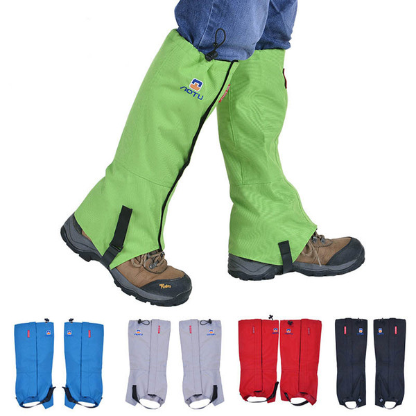 Waterproof Outdoor Hiking Climbing Snow Gaiters Snow Sand Defence Shoe Cover One Size Lightweight 600D X022