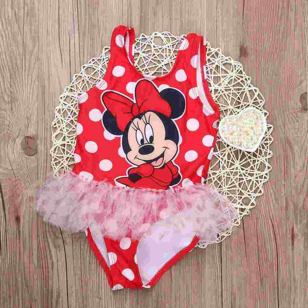 New Toddler Girls Swimwear Cartoon 2 Choices Kids Bikini Sets Summer Children Swimsuit Baby Girls Tankini Swimwear