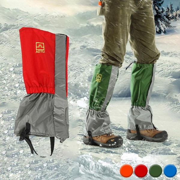 Outdoor Waterproof Windproof Ski Snow Gaiters Leg Protection Guard Skiing Hiking Climbing Moutaineering First Choice for Outdoor