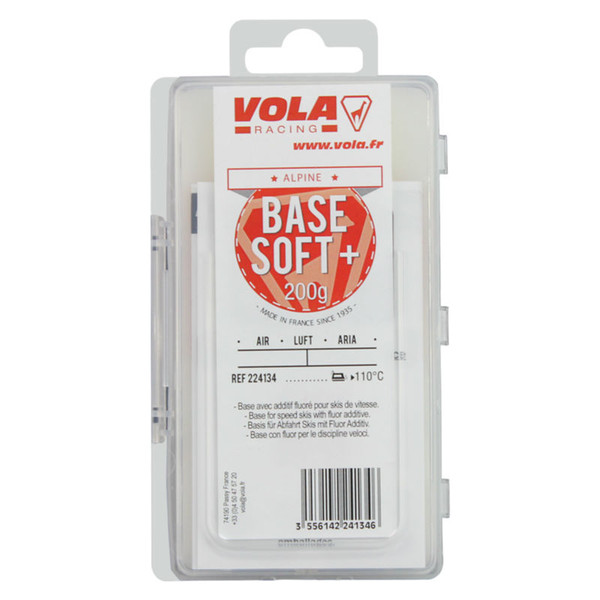VOLA Base soft wax with fluor additive for speed ski 200g